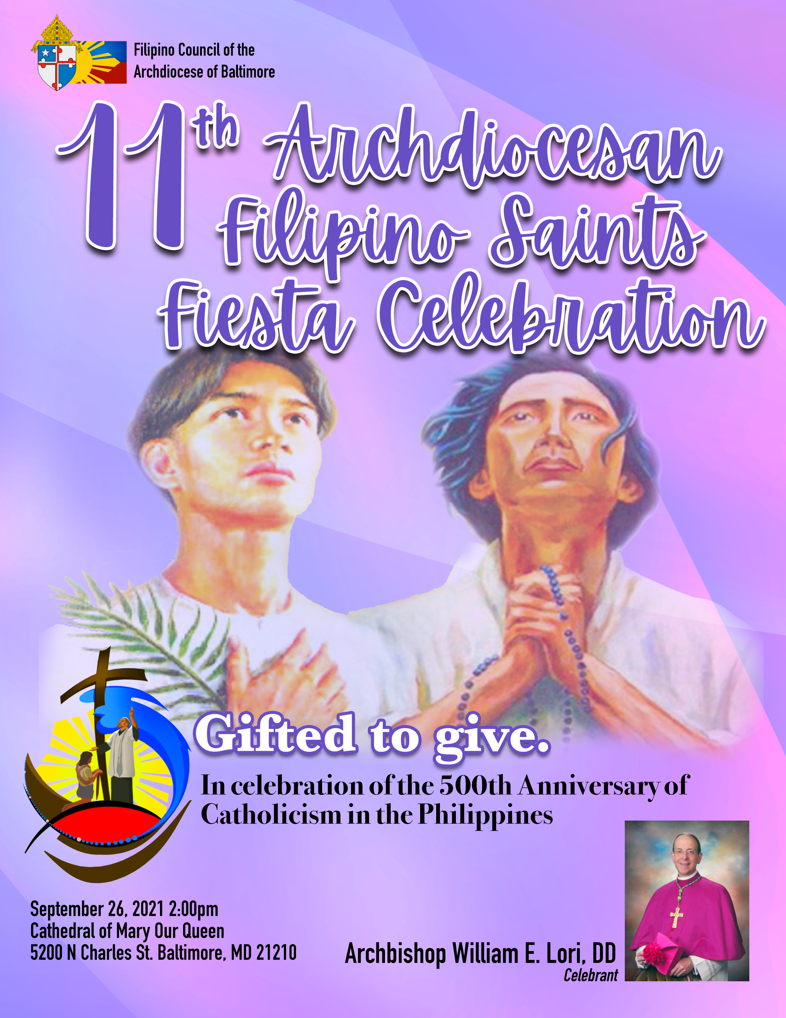 11th Archdiocesan Filipino Saints Fiesta Celebration 2021