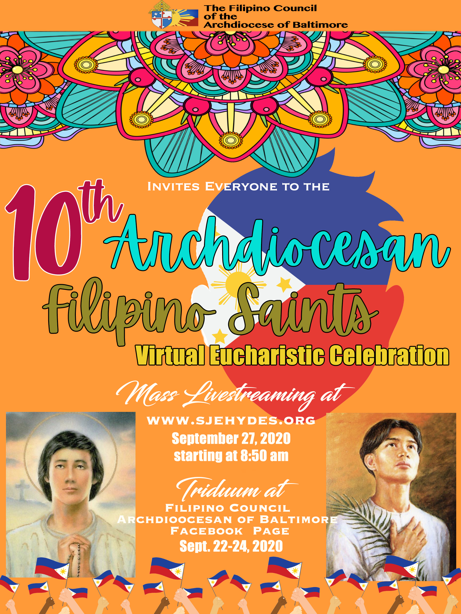 10th Archdiocesan Filipino Saints Fiesta Celebration 2020