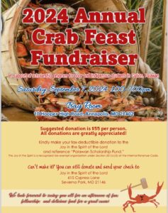 2024 Annual Crab Feast Fundraiser