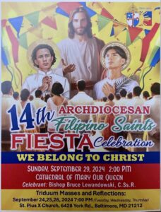 14th Archdiocesan Filipino Saints Fiesta Celebration