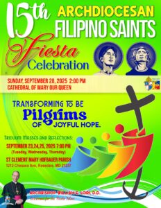 15 Archdiocesan Filipino Saints Festival Fiesta Celebration